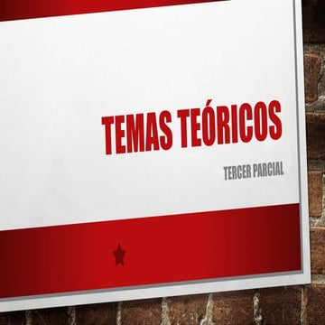 Temas teóricos