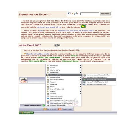Temas y ejecicios de excel para el grado 8 | DOCX