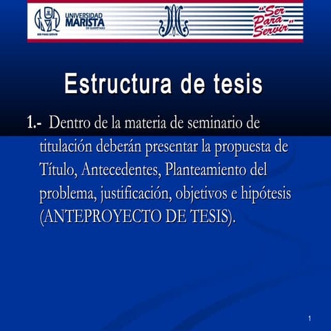 Tema tesis marista