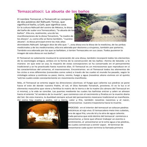 Temazcal 1 | DOC