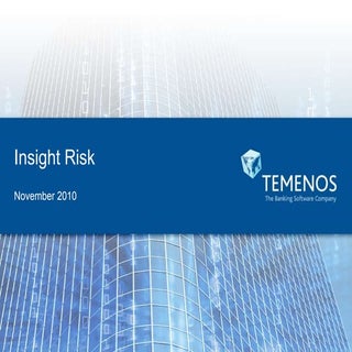 Temenos Insight Risk