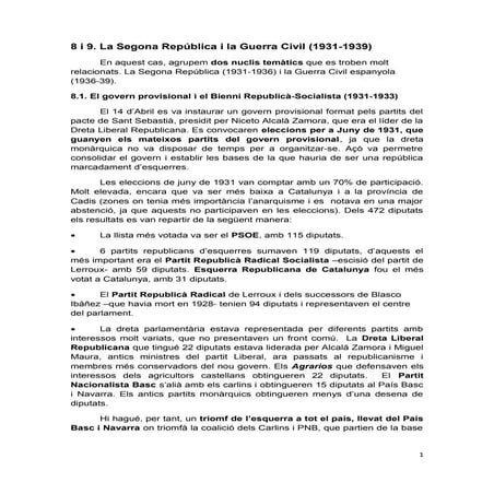 Segona República i Guerra Civil