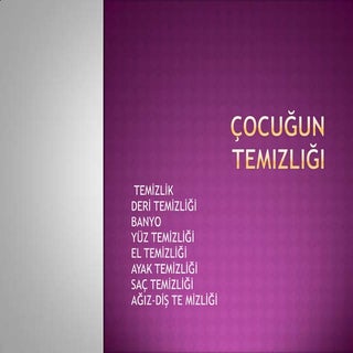 Temi̇zli̇k
