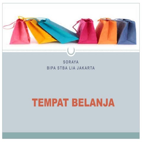 Tempat belanja di Indonesia