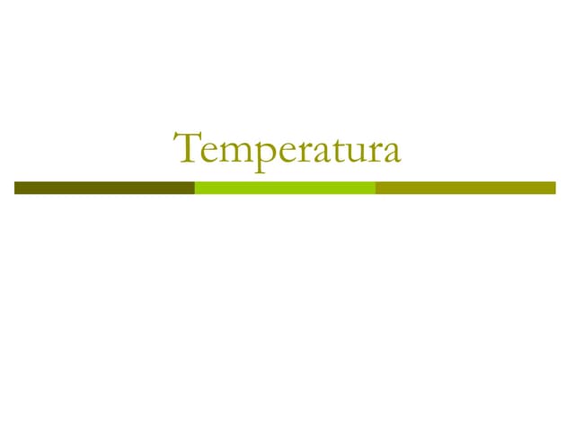 Temperatura