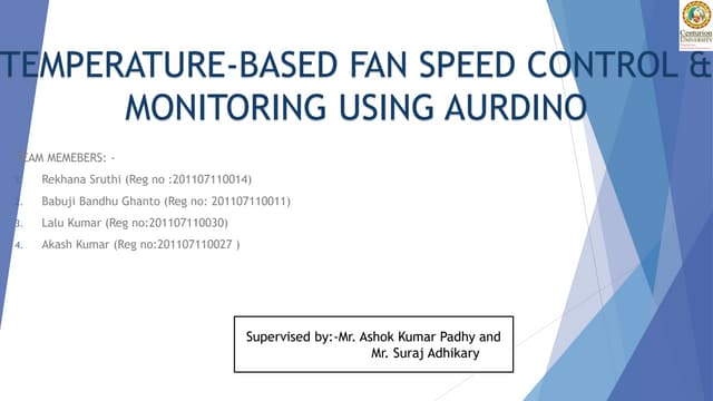 Temperature based fan speed monitoring.pptx