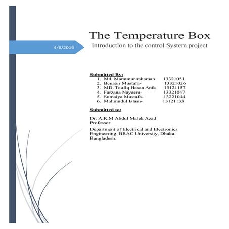 Temperature box