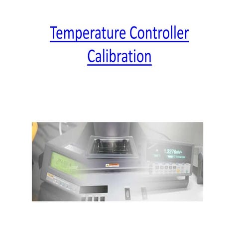 Temperature Controller Calibration Pptx
