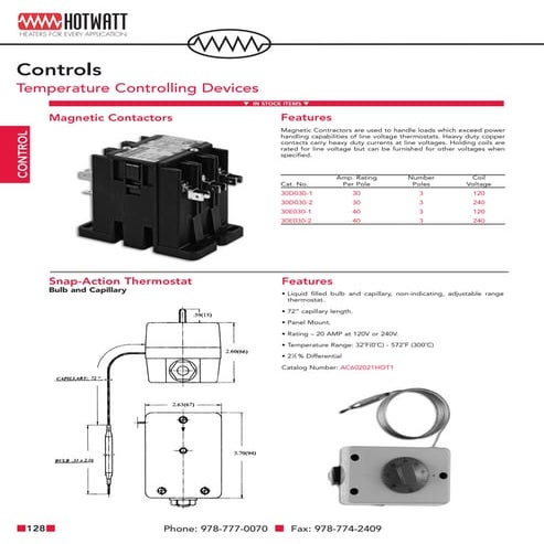 Temperature controlling devices