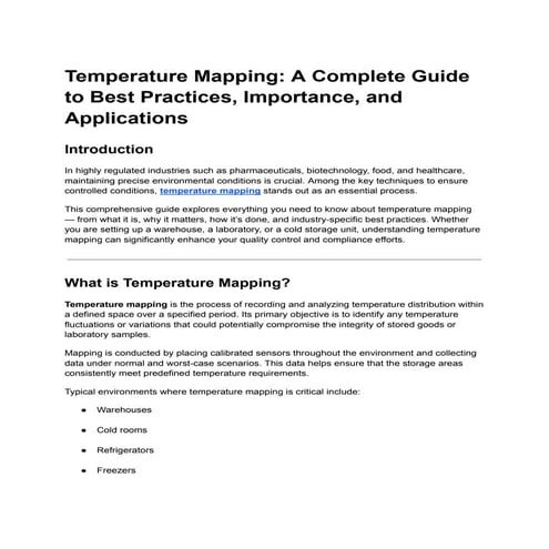 Temperature Mapping_ A Complete Guide to Best Practices, Importance, and Appl...