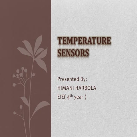 Temperature sensor