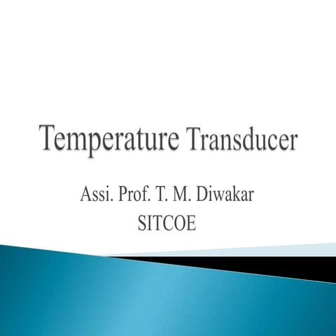 Temperature transduser ppt