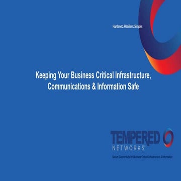 OT Network Characteristics Impacting Security | PPTX