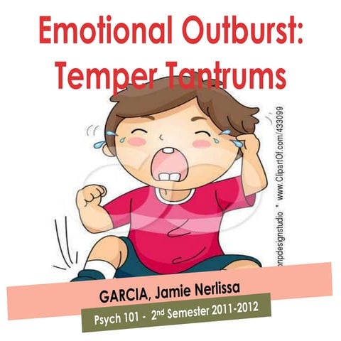 Temper Tantrums: Emotional Outbursts