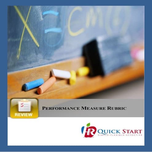 Template #6-Performance Measure Rubric-May 2014-Final
