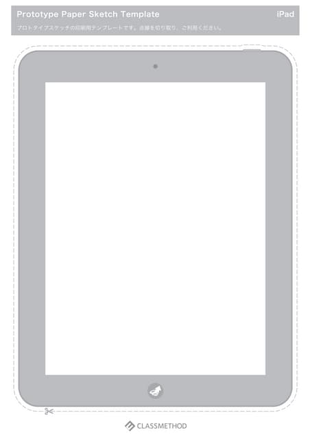 Template device ipad