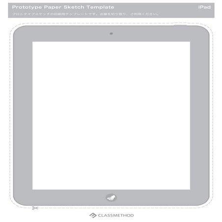 Template device ipad