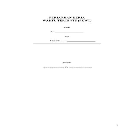 TEMPLATE PERJANJIAN KERJA WAKTU TERTENTU_.doc