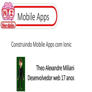 Conhecendo o Ionic 