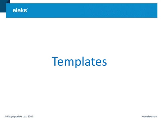 cpp-2013 #7 Templates and STL Containers