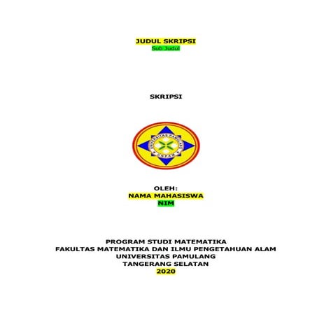 Template skripsi update 10 04-2021