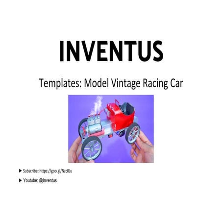 Templates Model Vintagem Racing Car.pdf modelo deportivo | PDF