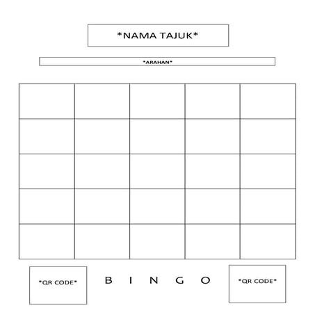 Templat permainan bingo dalam pembelajaran | DOCX