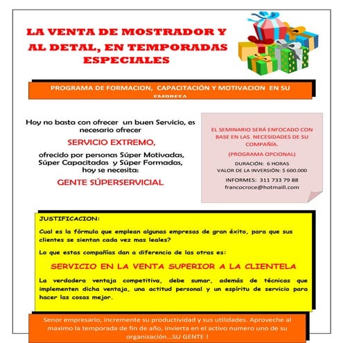 Temporadas especiales