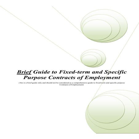 Temporary Contract Of Employment