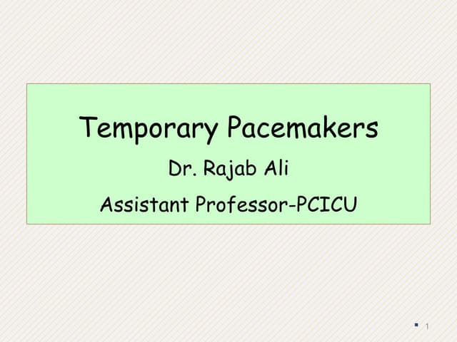 Transcutaneous Pacing | PPT