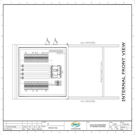 Temporary Panel MDB Model Projecting As Electrical | PDF