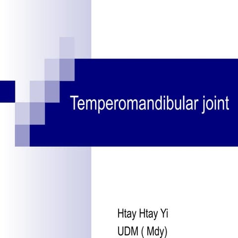 Temporomandibular joint