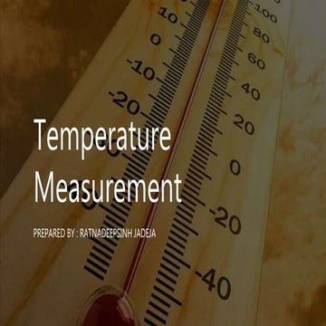 Tempreture measurement