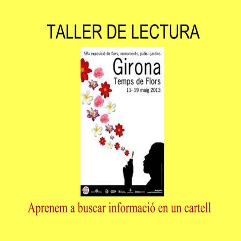 Temps de flors.El cartell publicitari