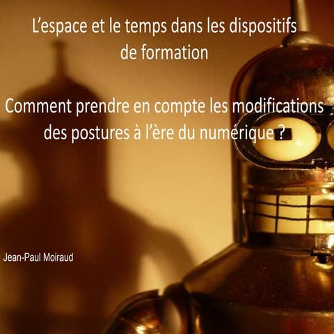 Temps espace dans la société du numérique