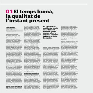 El temps humà, la qualitat de l'ins...