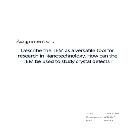 TEM versatile tool (small version)