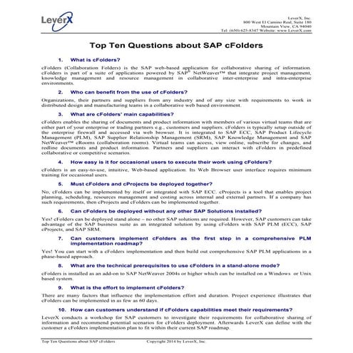 Ten questions-c folders