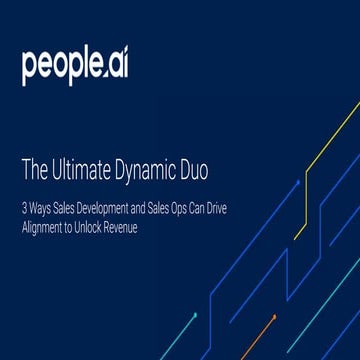 The Ultimate Dynamic Duo: 3 Ways Sales Ops & Sales Development Can Drive Alig...