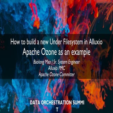 How to Build a new under filesystem in Alluxio: Apache Ozone as an example