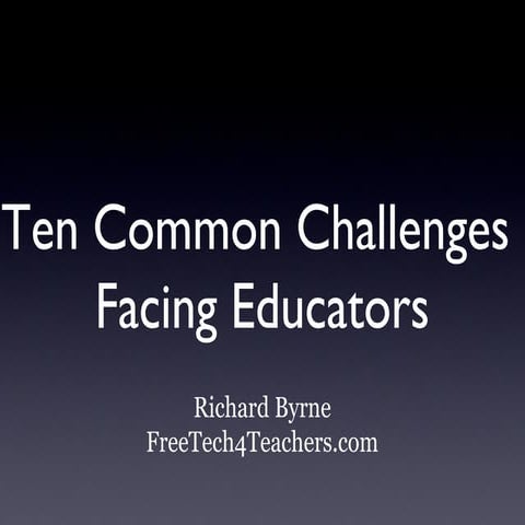 Ten common challenges - spring 2012