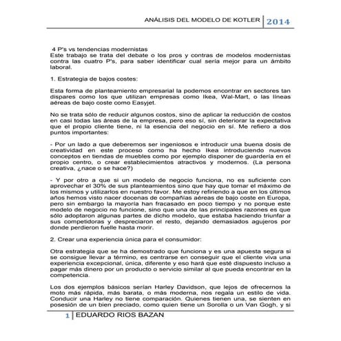 Tendencia modernista 