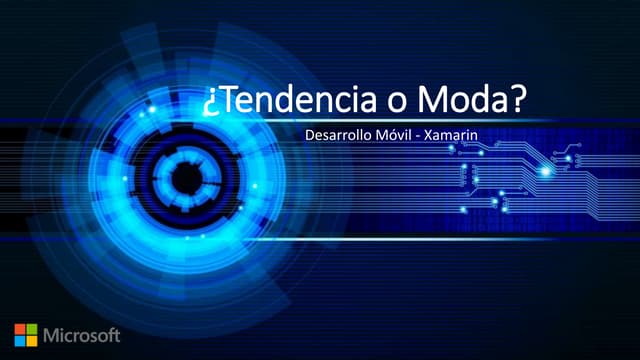 ¿Tendencia o Moda? - Desarrollo Movil