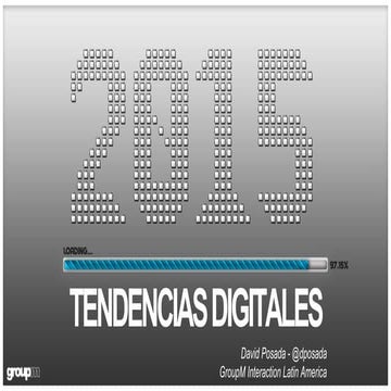 Tendencias digitales 2015 por @dposada
