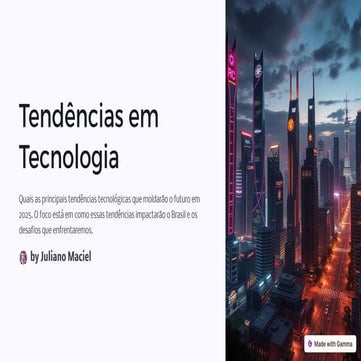 Tendências em Tecnologia - Semana do Programador - CEEP - 2024