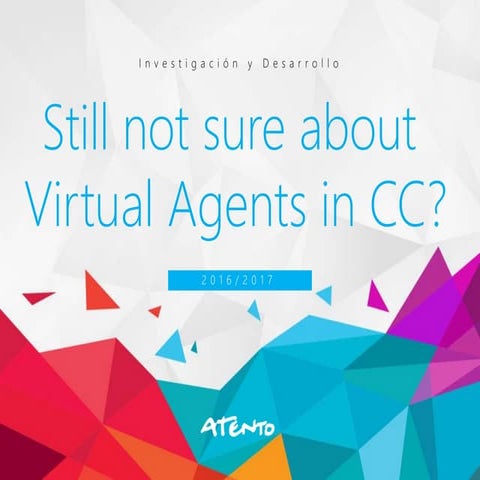 Tendencias 2016 17   Virtual Agents