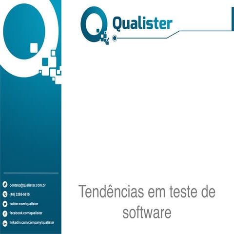 Tendências em teste de software