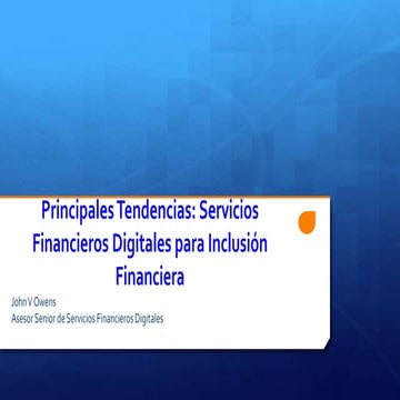 Tendencias en Servicios Financieros Digitales