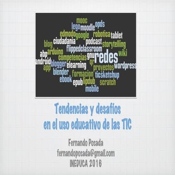Tendencias y desafíos en el uso educativo de las TIC