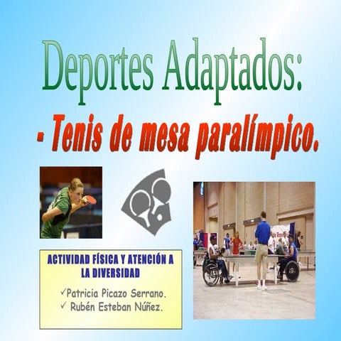 Tenis De Mesa Paralímpico